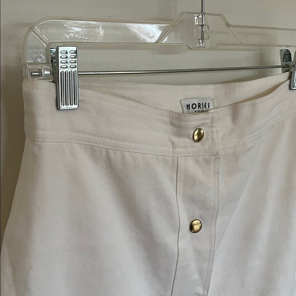 Horses Atelier White Button-Down Skirt - Picture 3 of 5